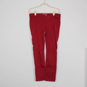 BullHead Red Denim Leggings